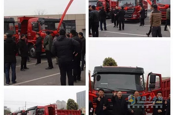 2018年陜汽軒德產品價值體驗推介會訂車現場