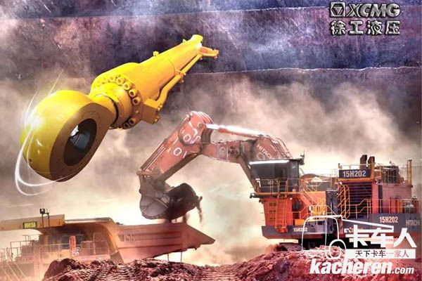 澳大利亞鐵礦區徐工挖掘機液壓缸累計工作100,000小時