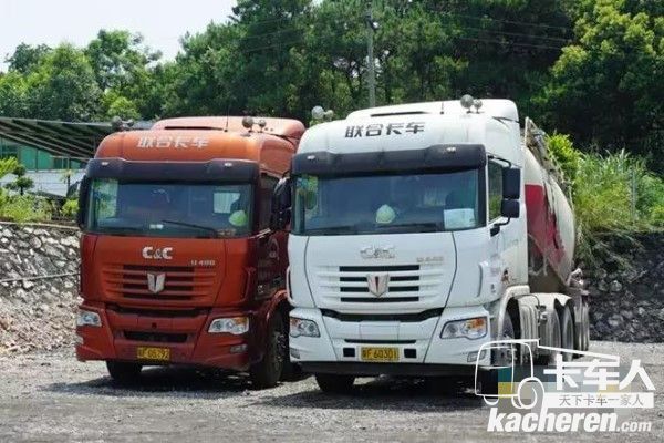 搭載聯合動力380和440馬力發(fā)動機的中集聯合卡車