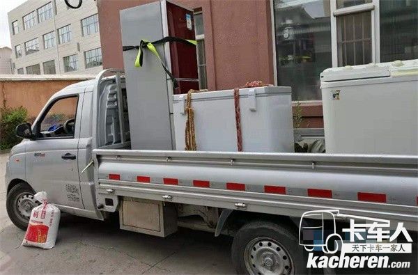 張喜樂說，福田祥菱物流之星的整車動力性與承載性能都不錯