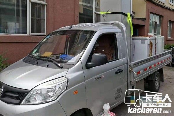    張喜樂說，今年4月份買的這輛祥菱物流之星很給力