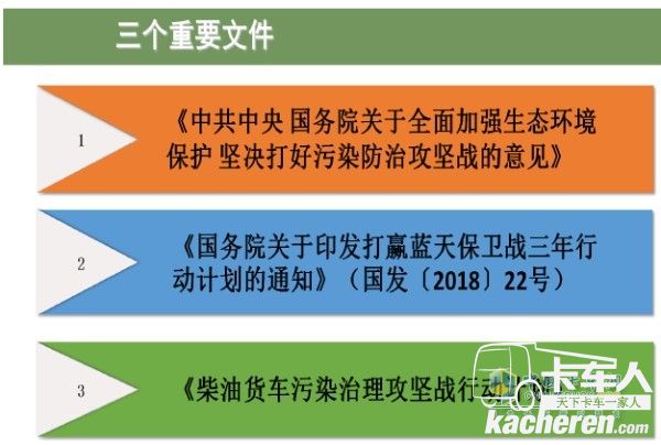《柴油貨車污染治理攻堅戰行動計劃》