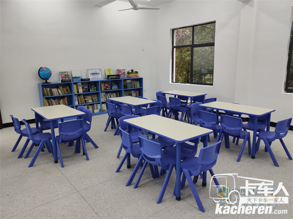 沃爾沃卡車聯合靈山圖書館計劃為井岡山市沉塘小學捐贈的圖書館