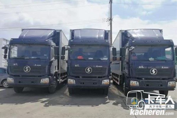 玉柴機(jī)器裝配陜汽L3000載貨車用于上海德邦快遞運輸