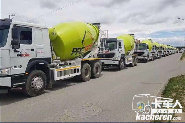 中國重汽成功在當地水泥攪拌車市場成為行業領頭羊