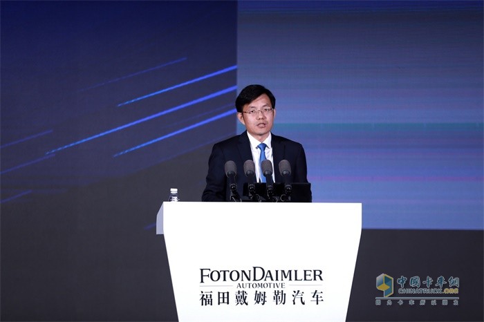 福田汽車集團副總經理、福田戴姆勒汽車執行副總裁宋術山致辭
