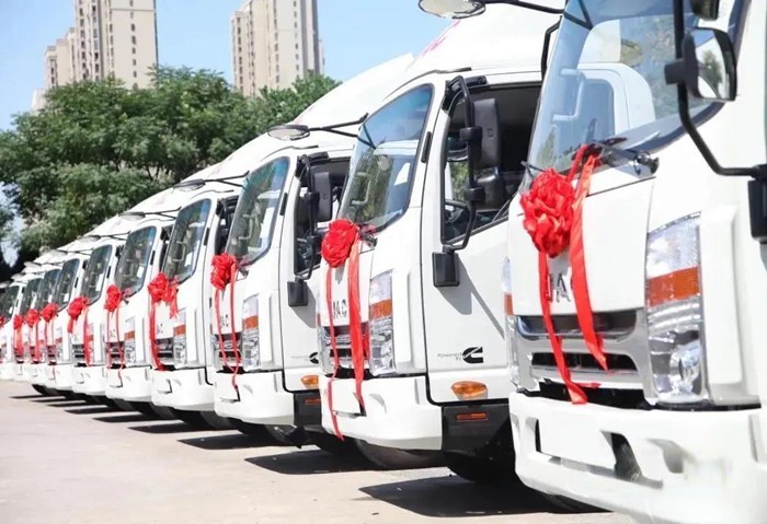 搭載安徽康明斯B4.0發動機的江淮歐盟版N90輕卡