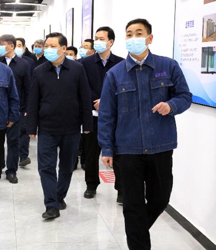 弘康環保 鮑常勇 調研生產運營