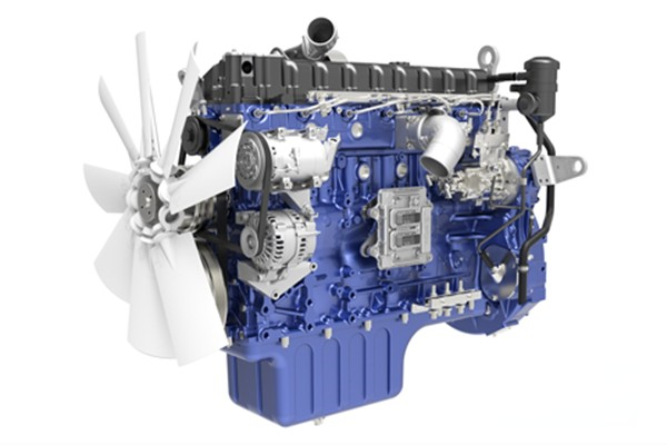 格爾發8×4砂石料運輸自卸車搭載濰柴國六發動機