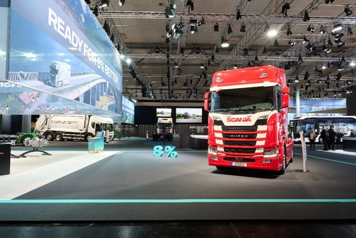 斯堪尼亞多款展車搭載了這一全新動力系統