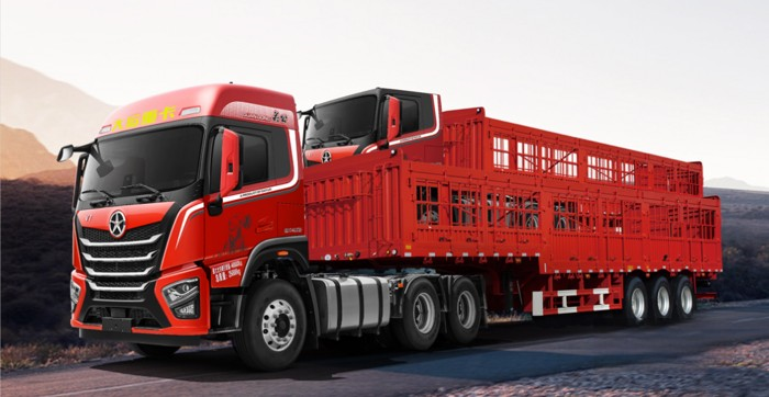 大運重卡,大運V7子母車,濰柴WP10.5H發動機