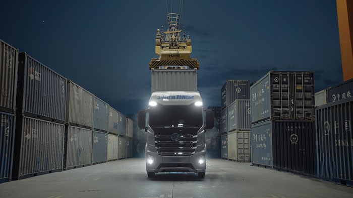 上汽紅巖杰獅H6純電動重卡入選值得用戶信賴新能源獎項