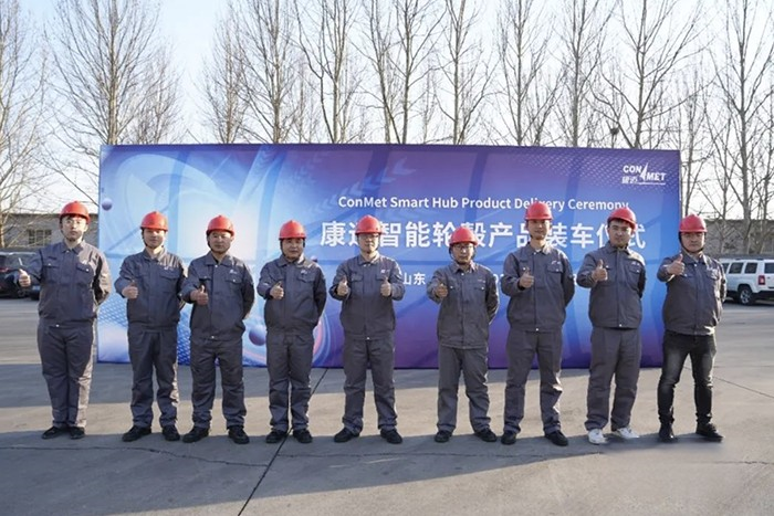 康邁向車隊用戶交付首批智能輪轂產品