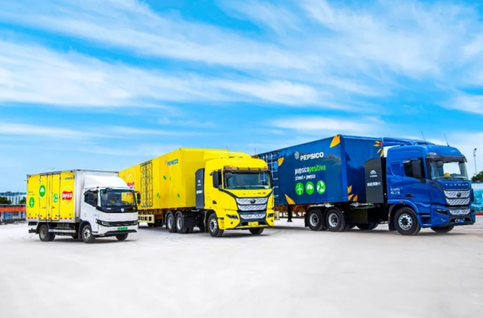 百事公司在華首推電動重卡,引領行業綠色供應鏈