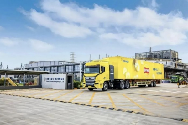 百事公司在華首推電動重卡,引領行業綠色供應鏈