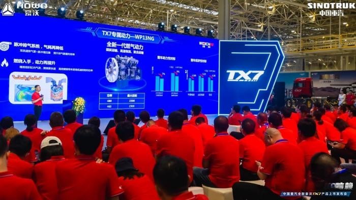 重汽配濰柴 五位一體化打造全新豪沃TX7國六b時代三好重卡