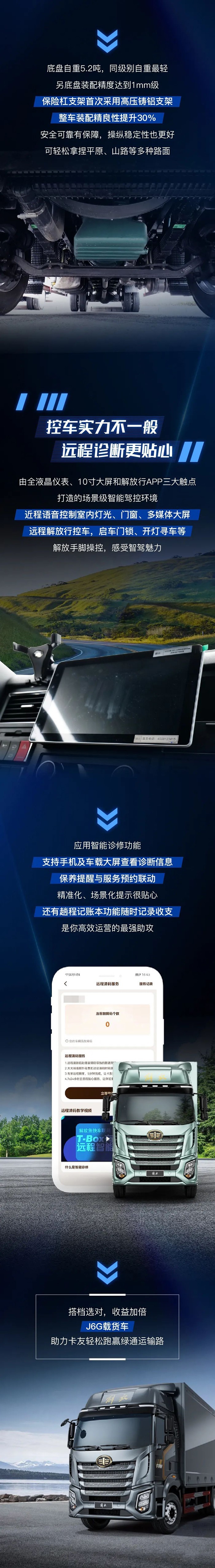 綠通運輸搶時效，解放J6G載貨車跑出致富加速度！