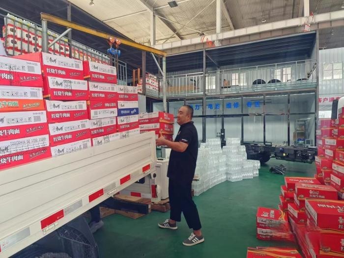 送物資進災區，福田奧鈴全面開啟救援行動