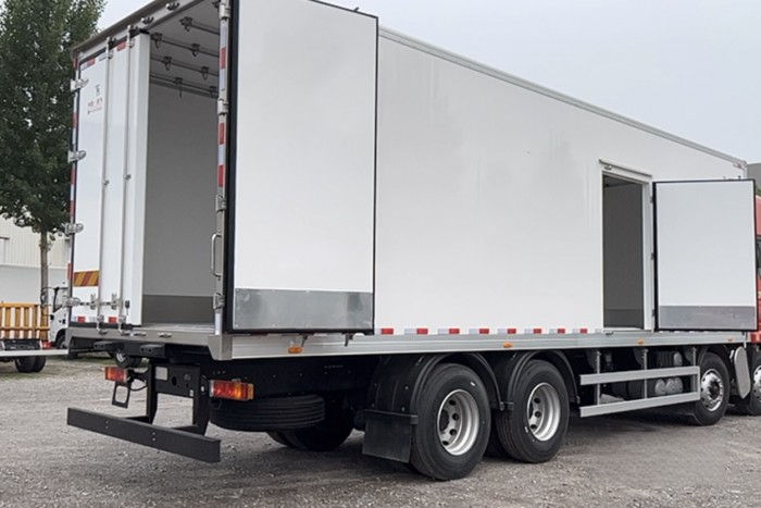 中集陜汽一體化:實力運輸，中集太字節KG冷藏肉掛車