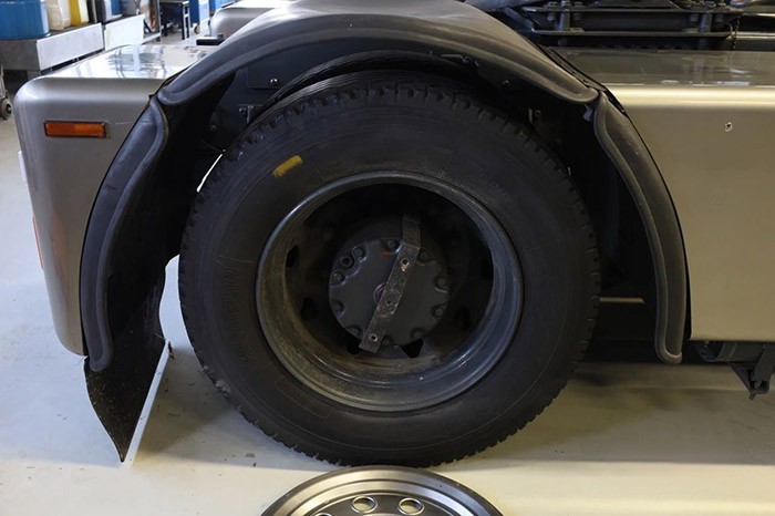 后驅動橋是當年曼恩牽引車上最常用的輪邊減速橋