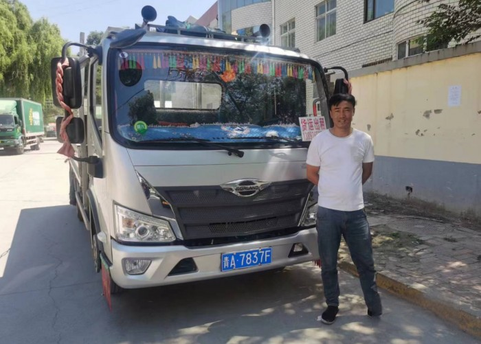 青?？ㄓ?福田領航輕卡用的好，又帶新客戶過來了