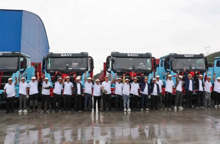 醬香、濃香...哪有交付香！又一批三一電動重卡交付運營