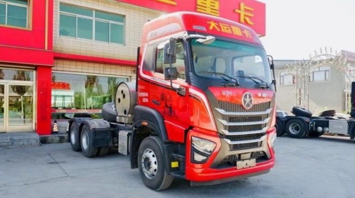 百公里氣耗28.7kg,大運V7H 燃氣牽引車一年多賺3萬元