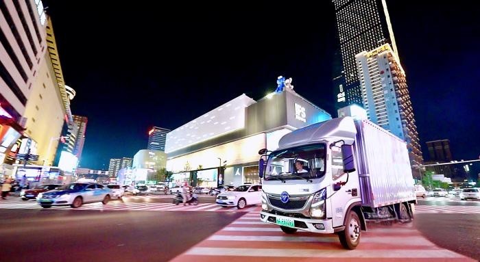 奧鈴智藍HL超混輕卡長沙打卡 無憂路權 實力遙遙領先