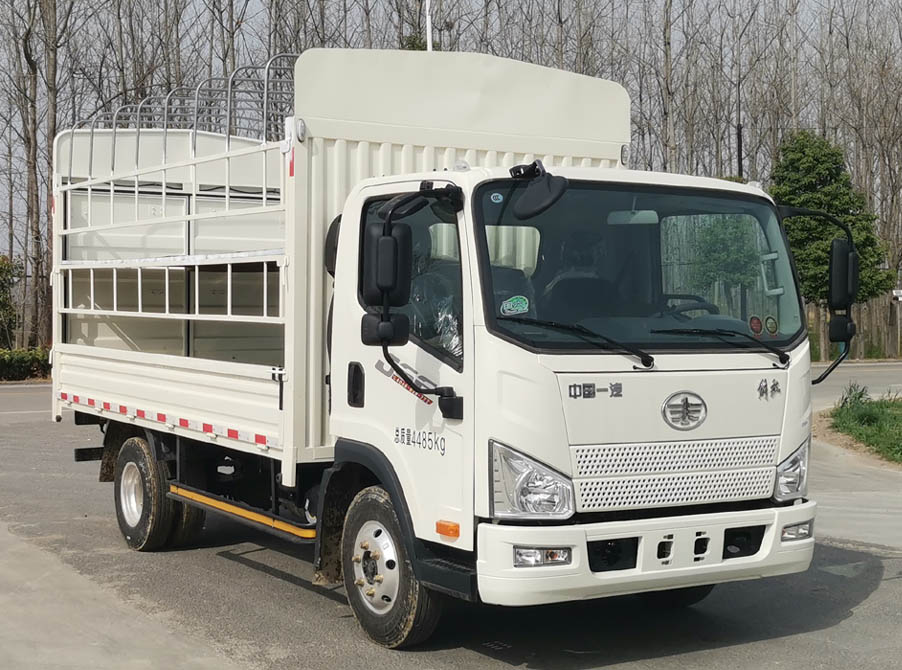 解放 J6F寬體 160馬力 3.78米排半倉(cāng)柵式輕卡(國(guó)六)(CA5040CCYP40K59L2E6A85)